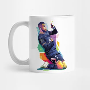 kylian mbappe celebration Mug